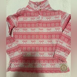 The Beaufort Bonnet Company Pink and White Kids Sweatshirt